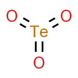 ChemSpider 2D Image | tellurium oxide | O3Te