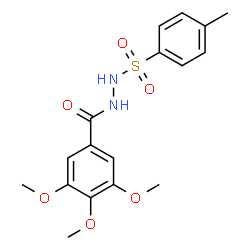 ChemSpider 2D Image | 3,4,5-Trimethoxy-N'-[(4-methylphenyl)sulfonyl]benzohydrazide | C17H20N2O6S