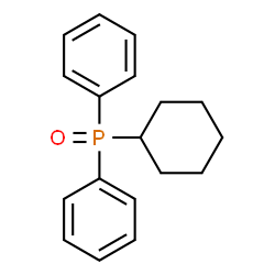 ChemSpider 2D Image | CYCLOHEXYLDIPHENYLPHOSPHINE OXIDE | C18H21OP