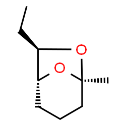 ChemSpider 2D Image | (1R,5R,7R)-7-Ethyl-5-methyl-6,8-dioxabicyclo[3.2.1]octane | C9H16O2