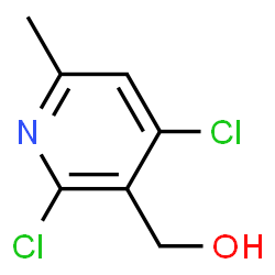 ChemSpider 2D Image | (2,4-Dichloro-6-methyl-3-pyridinyl)methanol | C7H7Cl2NO