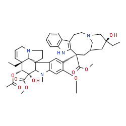 ChemSpider 2D Image | (2xi,3alpha,4alpha,5beta,19beta)-Vincaleukoblastine | C46H58N4O9