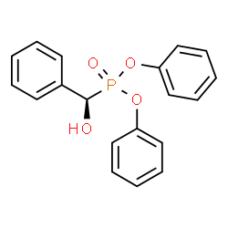 ChemSpider 2D Image | Diphenyl [(R)-hydroxy(phenyl)methyl]phosphonate | C19H17O4P