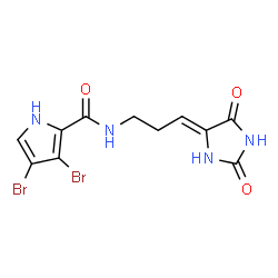 ChemSpider 2D Image | nemoechine H | C11H10Br2N4O3