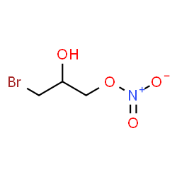 ChemSpider 2D Image | 3-Bromo-2-hydroxypropyl nitrate | C3H6BrNO4