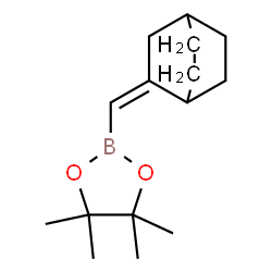 ChemSpider 2D Image | 2-[(Z)-Bicyclo[2.2.2]oct-2-ylidenemethyl]-4,4,5,5-tetramethyl-1,3,2-dioxaborolane | C15H25BO2