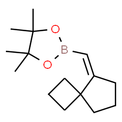 ChemSpider 2D Image | 4,4,5,5-Tetramethyl-2-[(Z)-spiro[3.4]oct-5-ylidenemethyl]-1,3,2-dioxaborolane | C15H25BO2