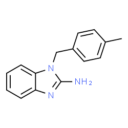 ChemSpider 2D Image | 1-(4-Methylbenzyl)-1H-benzimidazol-2-amine | C15H15N3