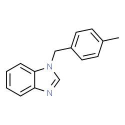 ChemSpider 2D Image | 1-(4-Methylbenzyl)-1H-benzimidazole | C15H14N2