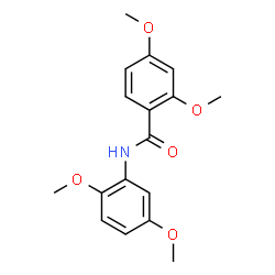 ChemSpider 2D Image | N-(2,5-Dimethoxyphenyl)-2,4-dimethoxybenzamide | C17H19NO5