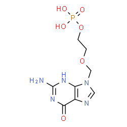 ChemSpider 2D Image | Acyclovir Phosphate | C8H12N5O6P