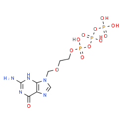 ChemSpider 2D Image | acyclovir triphosphate | C8H14N5O12P3