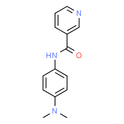 ChemSpider 2D Image | N-[4-(Dimethylamino)phenyl]nicotinamide | C14H15N3O
