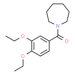 ChemSpider 2D Image | 1-(3,4-diethoxybenzoyl)azepane | C17H25NO3