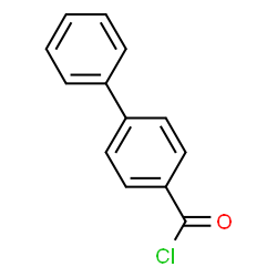 ChemSpider 2D Image | 4-Phenylbenzoyl Chloride | C13H9ClO