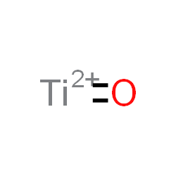ChemSpider 2D Image | Oxotitanium(2+) | OTi