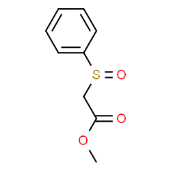 ChemSpider 2D Image | Methyl (phenylsulfinyl)acetate | C9H10O3S