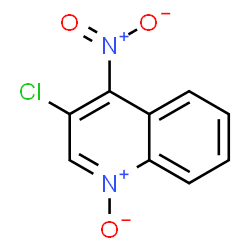 ChemSpider 2D Image | 3-Chloro-4-nitroquinoline 1-oxide | C9H5ClN2O3