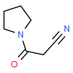 ChemSpider 2D Image | 1-Cyanoacetylpyrrolidine | C7H10N2O