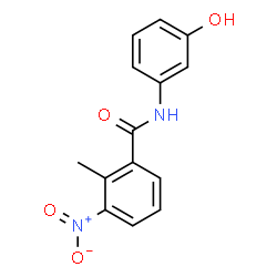 ChemSpider 2D Image | N-(3-Hydroxyphenyl)-2-methyl-3-nitrobenzamide | C14H12N2O4
