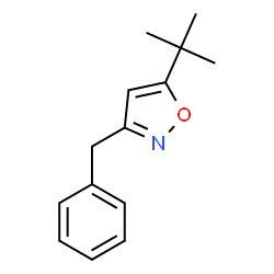 ChemSpider 2D Image | 3-benzyl-5-tert-butyl-1,2-oxazole | C14H17NO