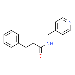 ChemSpider 2D Image | 3-Phenyl-N-(4-pyridinylmethyl)propanamide | C15H16N2O
