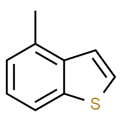 ChemSpider 2D Image | 4-Methyl-1-benzothiophene | C9H8S