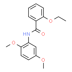 ChemSpider 2D Image | N-(2,5-Dimethoxyphenyl)-2-ethoxybenzamide | C17H19NO4