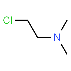 ChemSpider 2D Image | 2-Chloroethyldimethylamine | C4H10ClN