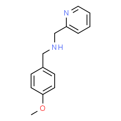ChemSpider 2D Image | (4-Methoxy-benzyl)-pyridin-2-ylmethyl-amine | C14H16N2O