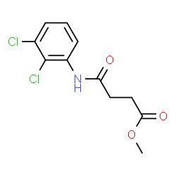 ChemSpider 2D Image | Methyl 4-[(2,3-dichlorophenyl)amino]-4-oxobutanoate | C11H11Cl2NO3