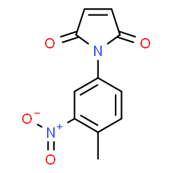 ChemSpider 2D Image | 1-(4-methyl-3-nitrophenyl)pyrrole-2,5-dione | C11H8N2O4