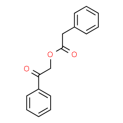 ChemSpider 2D Image | 2-Oxo-2-phenylethyl phenylacetate | C16H14O3