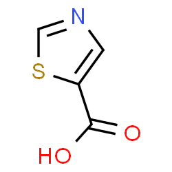 ChemSpider 2D Image | Thiazole-5-carboxylic acid | C4H3NO2S