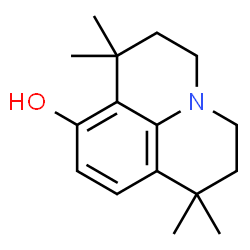 ChemSpider 2D Image | 1,1,7,7-Tetramethyl-1,2,3,5,6,7-hexahydropyrido[3,2,1-ij]quinolin-8-ol | C16H23NO
