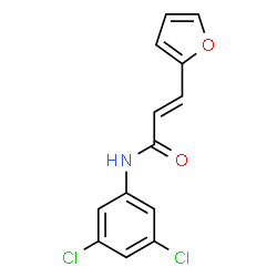 ChemSpider 2D Image | (2E)-N-(3,5-Dichlorophenyl)-3-(2-furyl)acrylamide | C13H9Cl2NO2