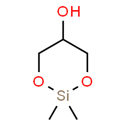 ChemSpider 2D Image | 2,2-Dimethyl-1,3,2-dioxasilinan-5-ol | C5H12O3Si