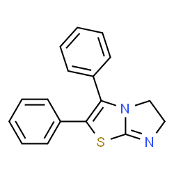 ChemSpider 2D Image | 2,3-Diphenyl-5,6-dihydroimidazo[2,1-b][1,3]thiazole | C17H14N2S