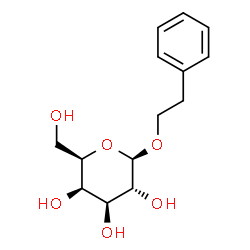 ChemSpider 2D Image | Phenylethyl b-D-galactopyranoside | C14H20O6