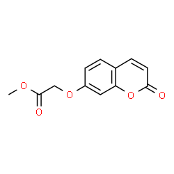ChemSpider 2D Image | Methyl [(2-oxo-2H-chromen-7-yl)oxy]acetate | C12H10O5