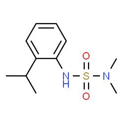 ChemSpider 2D Image | N'-(2-Isopropylphenyl)-N,N-dimethylsulfuric diamide | C11H18N2O2S