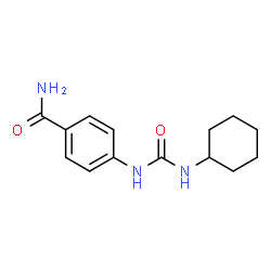ChemSpider 2D Image | 4-[(Cyclohexylcarbamoyl)amino]benzamide | C14H19N3O2