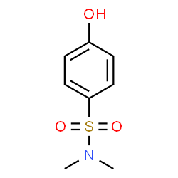 ChemSpider 2D Image | 4-Hydroxy-N,N-dimethylbenzenesulfonamide | C8H11NO3S