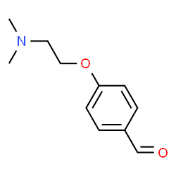 ChemSpider 2D Image | 4-(2-(dimethylamino)ethoxy)benzaldehyde | C11H15NO2