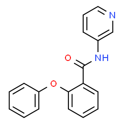 ChemSpider 2D Image | 2-Phenoxy-N-(3-pyridinyl)benzamide | C18H14N2O2