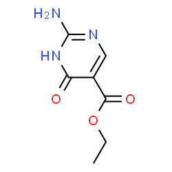 ChemSpider 2D Image | 2-AMINO-5-CARBOETHOXY-4-HYDROXYPYRIMIDINE | C7H9N3O3