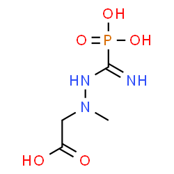 ChemSpider 2D Image | {2-[Imino(phosphono)methyl]-1-methylhydrazino}acetic acid | C4H10N3O5P