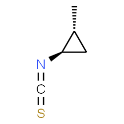 ChemSpider 2D Image | (1R,2R)-1-Isothiocyanato-2-methylcyclopropane | C5H7NS