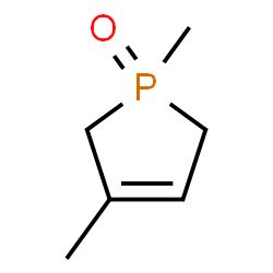 ChemSpider 2D Image | 1,3-Dimethyl-3-phospholene 1-oxide | C6H11OP