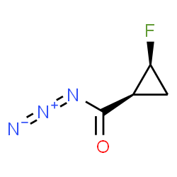 ChemSpider 2D Image | (1S,2S)-2-Fluorocyclopropanecarbonyl azide | C4H4FN3O